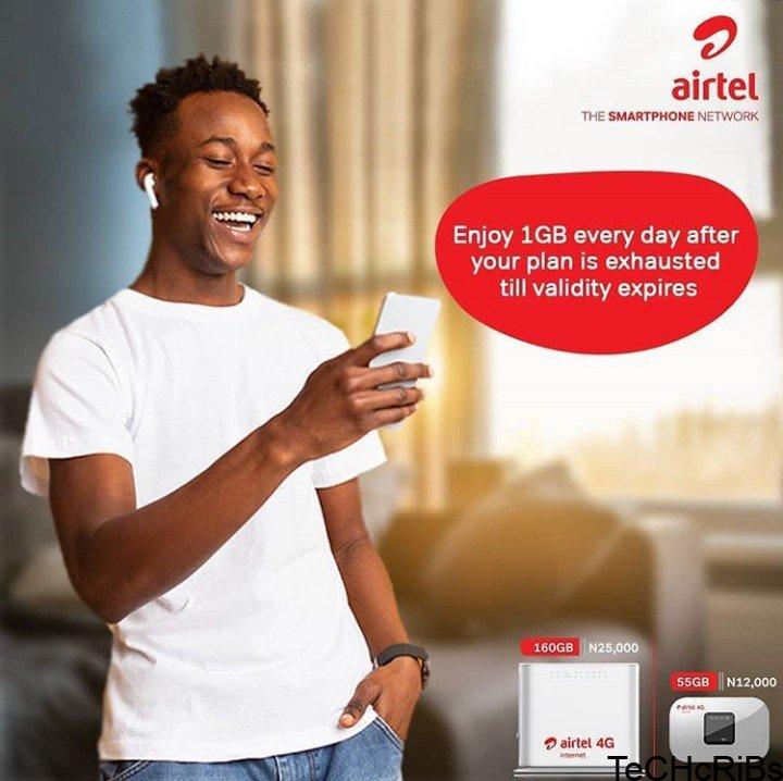 How to get 1gb airtel data for free