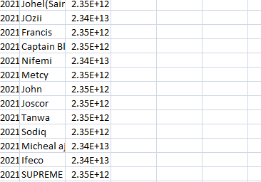 Plus Sign Before Numbers in Excel