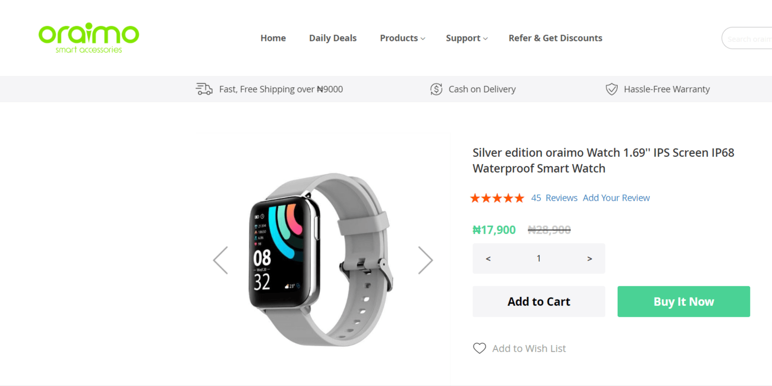 connect Oraimo Smart Watch To Phone    